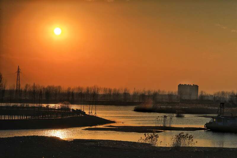 《运河落日》拍摄者：张延青